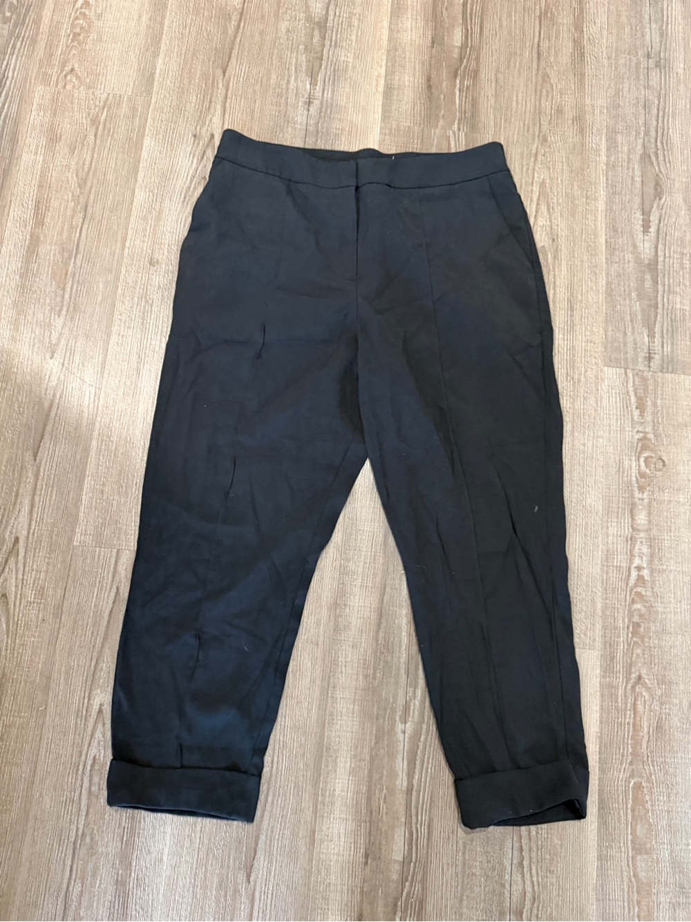 Nine West Black Cropped Chinos
